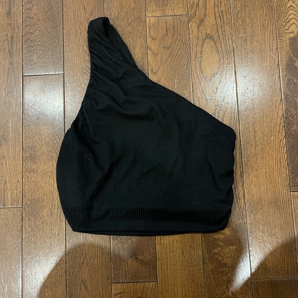 Endless Blu Tops - NWT one shoulder crop top